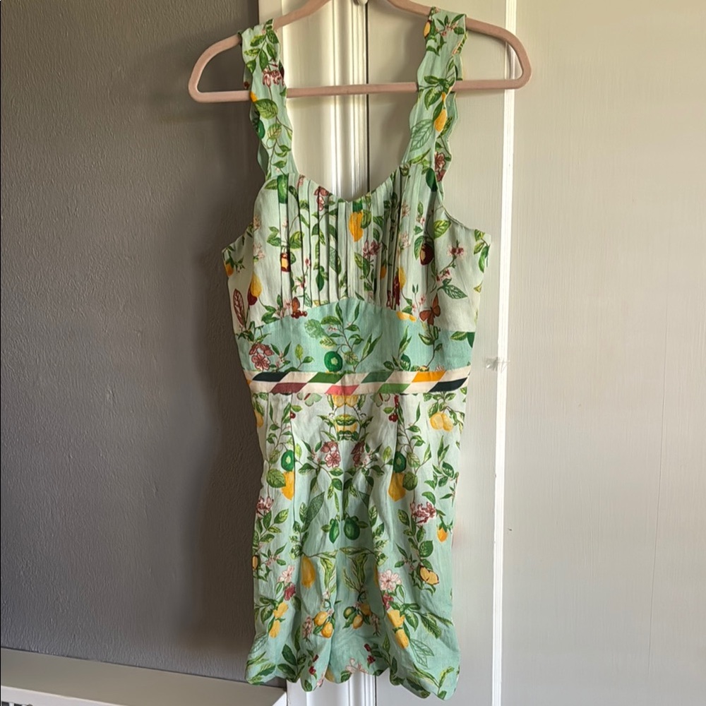 Ranna Gill Floral Shorts Jumper - Green and Yellow BNWT - Picture 3 of 5